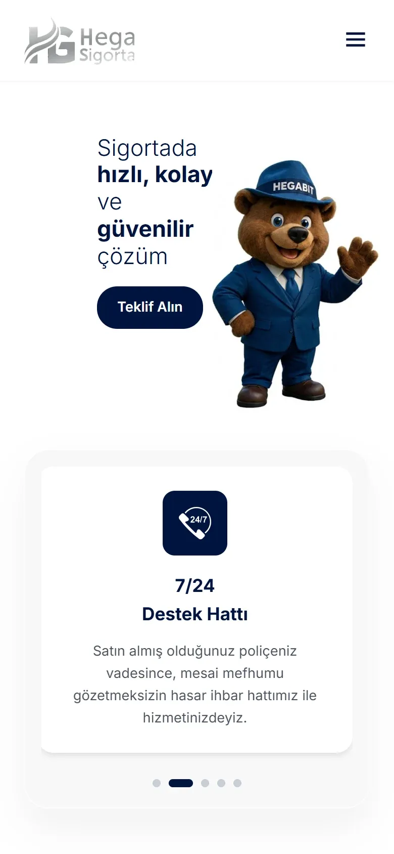 Hega Sigorta: mobile
